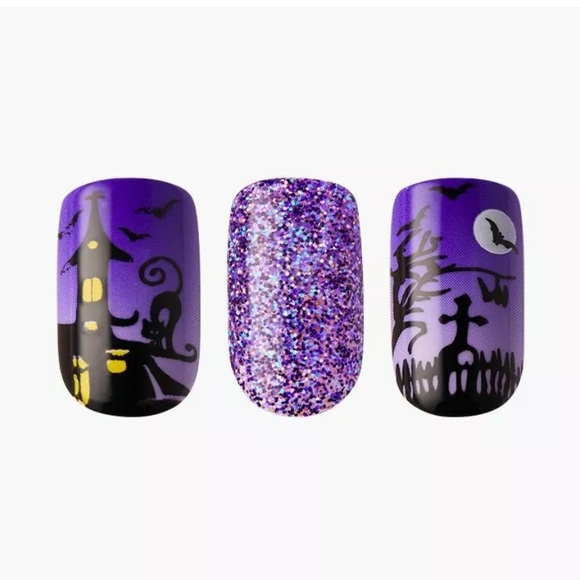 Kiss Accessories New Kiss The Collection Purple Halloween Nails Poshmark